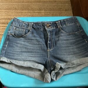 Denim Blue Women's Shorts